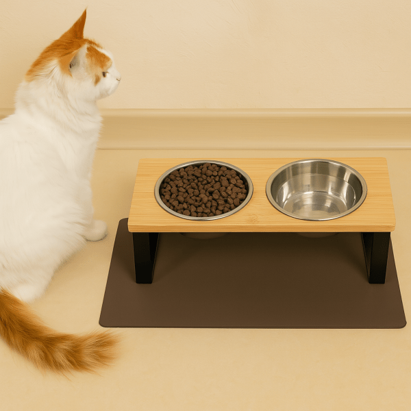 Verhoogde kattenbakjes